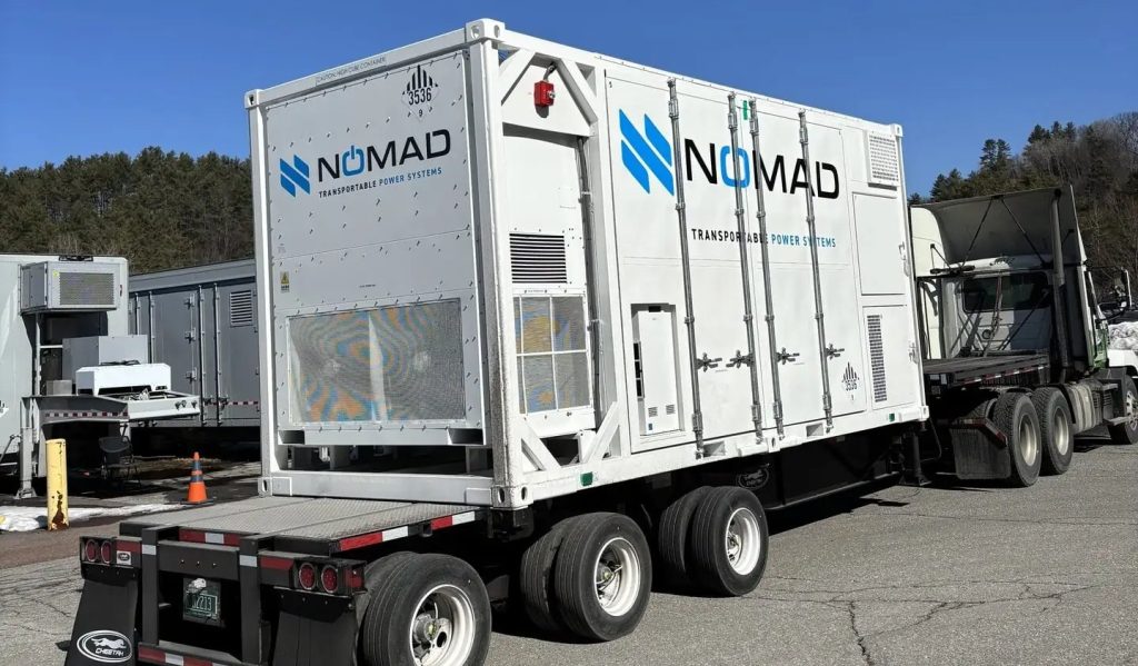 NOMAD Voyager Eagle mobile battery energy storage unit.